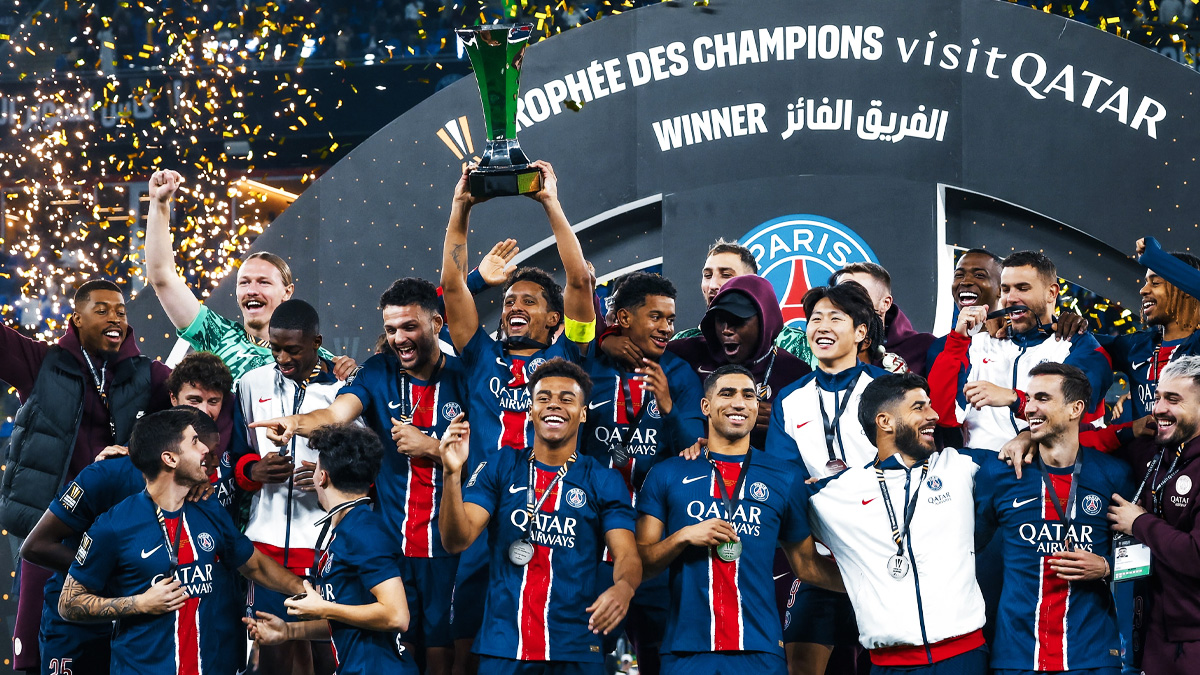 শেষ মুহূর্তে ডেম্বেলে ম্যাজিক, হ্যাটট্রিক শিরোপা পিএসজির
