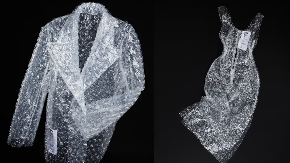 বেলারুশের ব্যালেন্সিয়াগা’র বাবল র্যাপ ড্রেস দিয়ে ফ্যাশন জগতে তোলপাড়