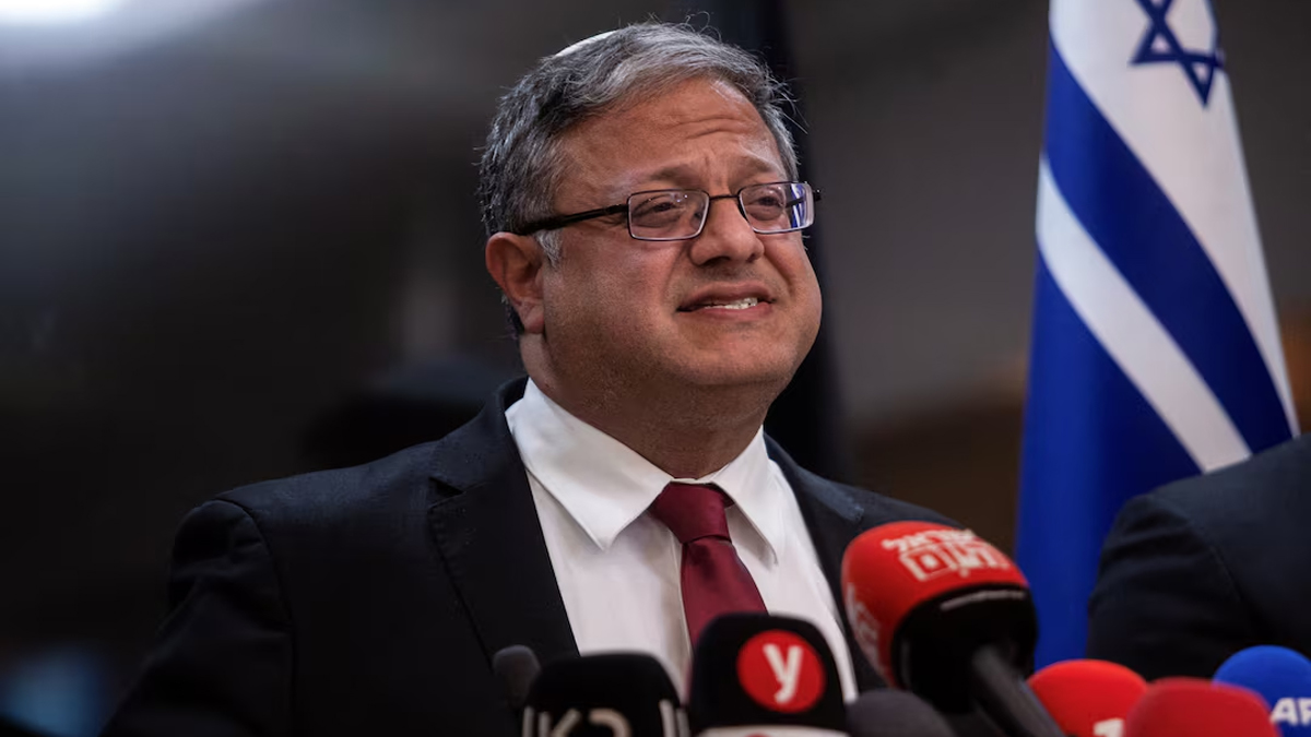 পদত্যাগ করলেন ইসরায়েলের জাতীয় নিরাপত্তা মন্ত্রী