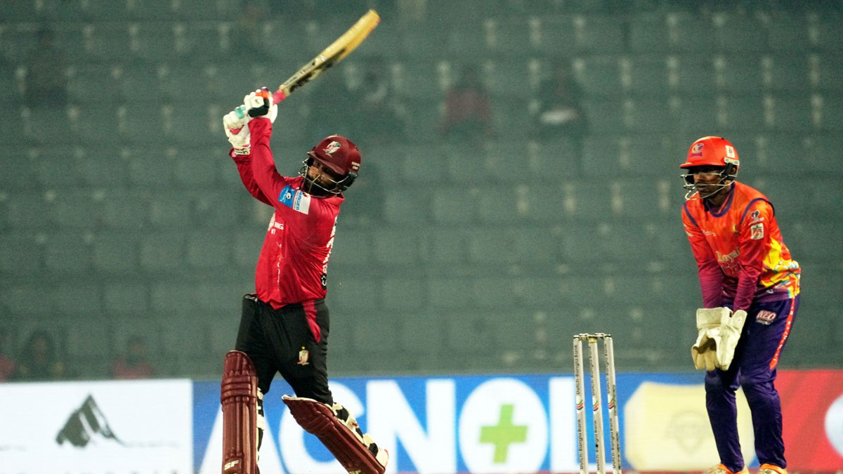 রাজশাহীকে ৭ উইকেটে হারিয়েছে ফরচুন বরিশাল