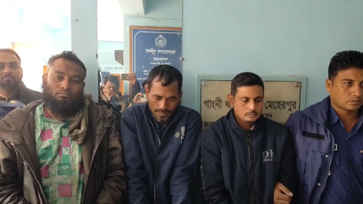 মেহেরপুরে যুবদল নেতা হত্যা মামলায় গ্রেফতার ৩