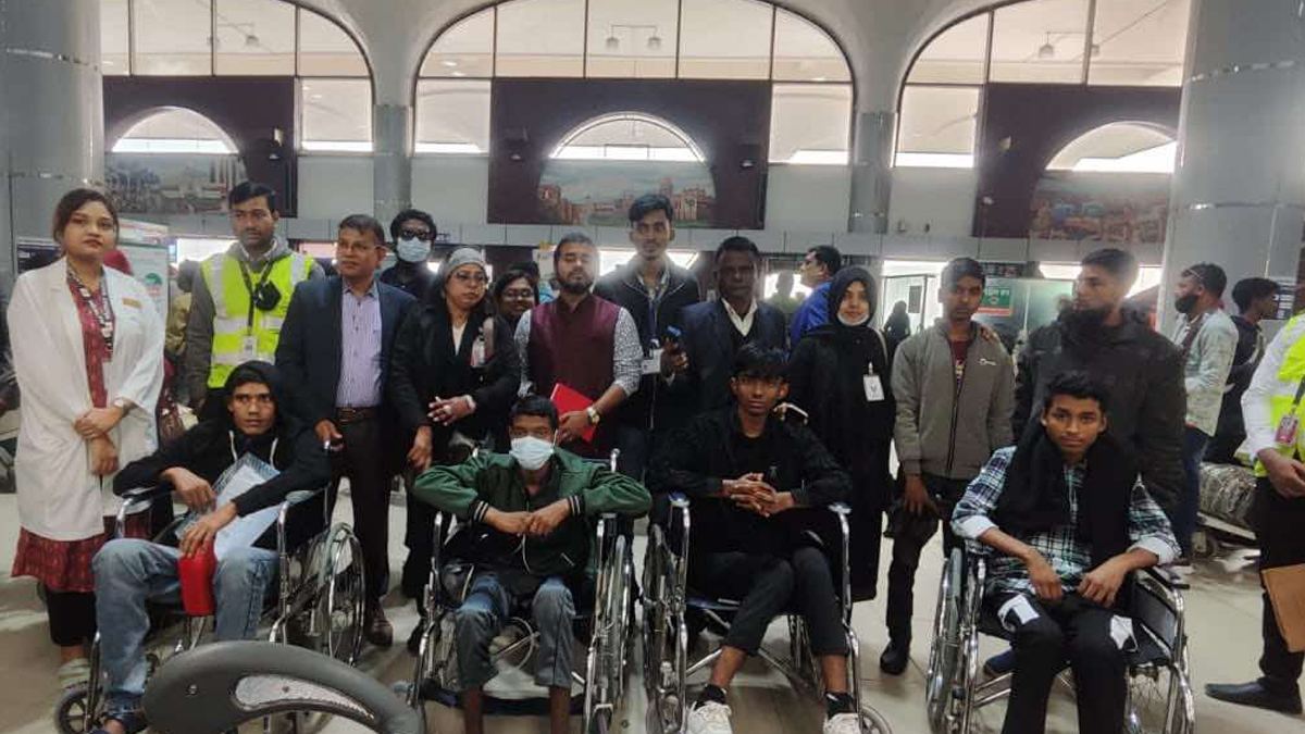 আন্দোলনে আহত আরও ৬ জনকে পাঠানো হলো থাইল্যান্ডে