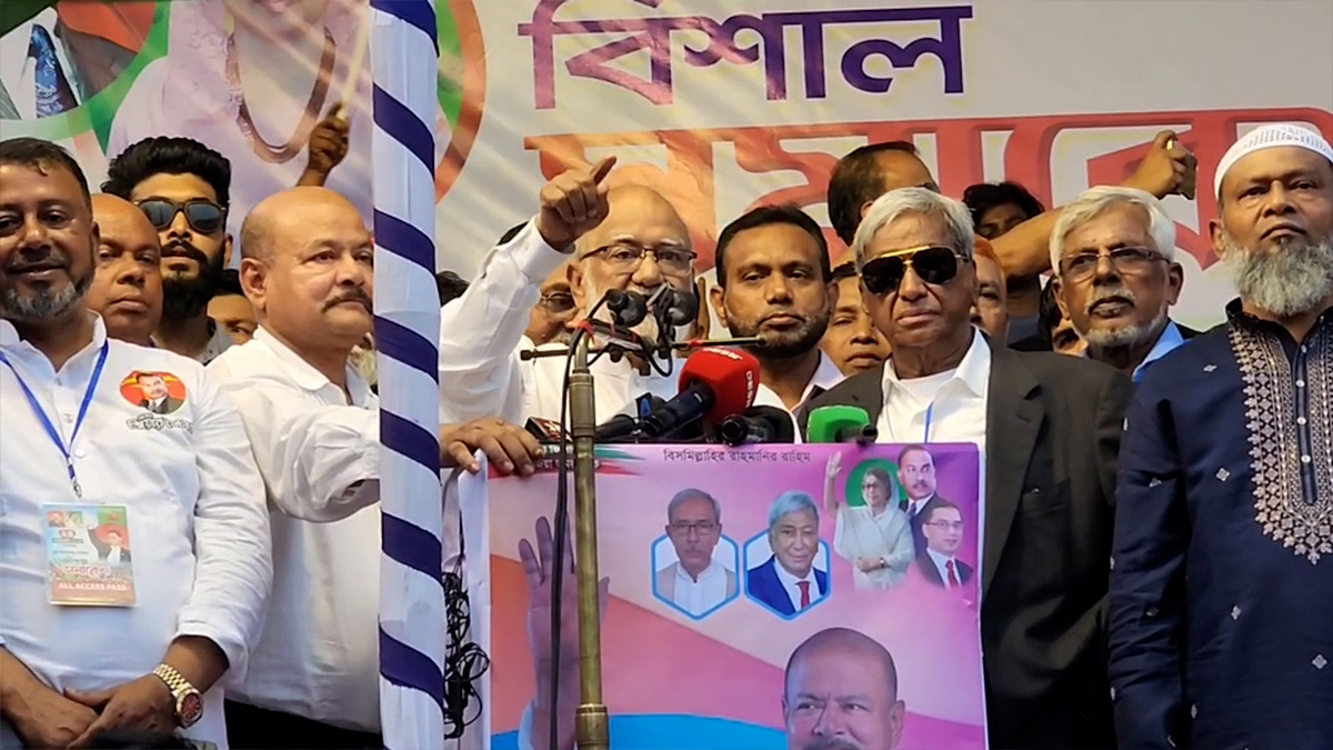 বিএনপিকে সরকারে পাঠানো ছাড়া জনগণের আর কোনো বিকল্প নেই: খন্দকার মোশাররফ