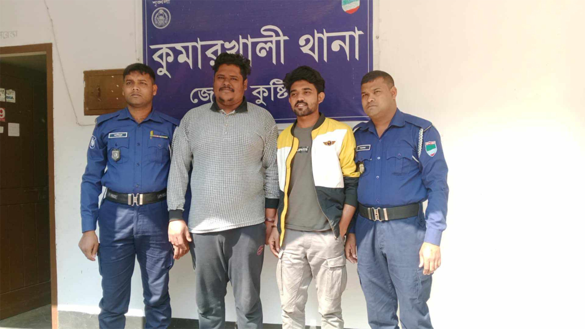 কুষ্টিয়ায় ছাত্রলীগের দুই নেতা আটক