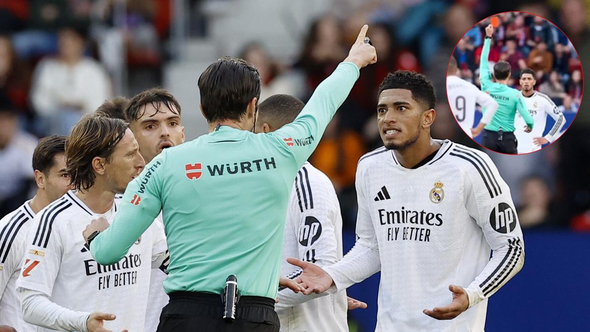 লা লিগা: বেলিংহামের লাল কার্ডের ম্যাচে রিয়াল মাদ্রিদের ড্র