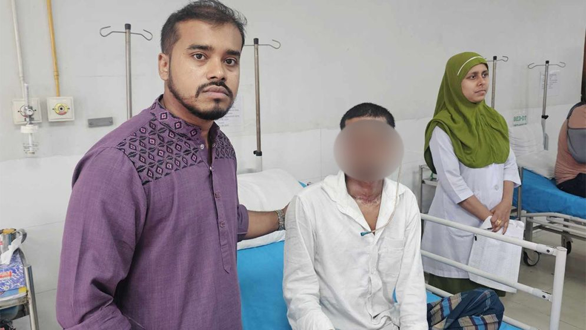 আন্দোলনে গুরুতর আহত খোকন চন্দ্রকে রাশিয়া নেয়া হলো