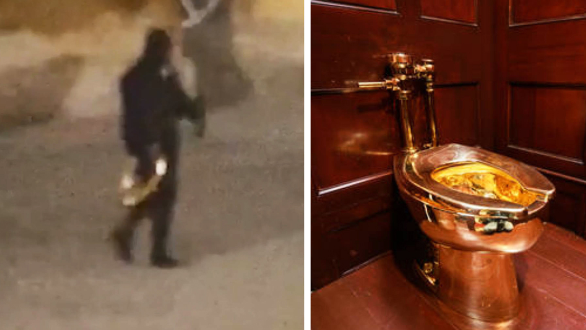 ব্লেনহেইম প্রাসাদ থেকে স্বর্ণের কমোড চোর গ্রেফতার