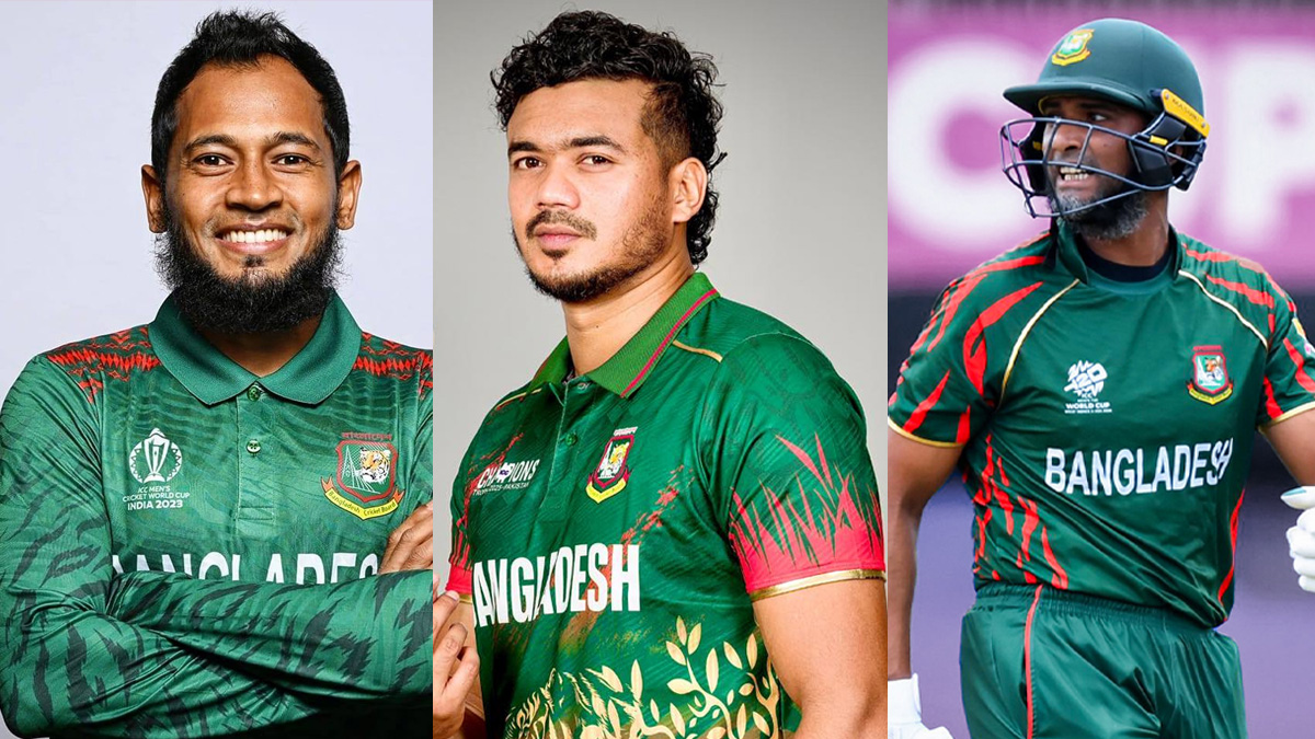 বিসিবির কেন্দ্রীয় চুক্তিতে মুশফিক-মাহমুদউল্লাহ-তাসকিন, বাদ সাকিব!