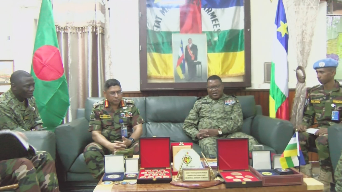 বাংলাদেশের সঙ্গে সামরিক কূটনীতি বাড়াতে আগ্রহী সেন্ট্রাল আফ্রিকান রিপাবলিক