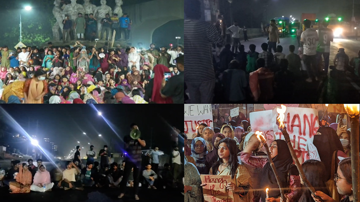 ধর্ষণের বিচার দাবি: মধ্যরাতে উত্তাল ঢাবি, সড়ক অবরোধ জাবিতে