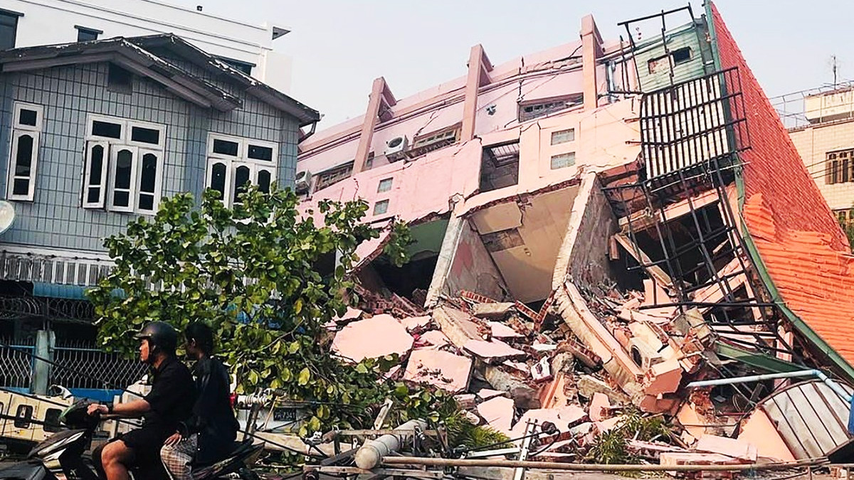 ভূমিকম্পে মিয়ানমারে নিহতের সংখ্যা হাজার ছাড়ালো