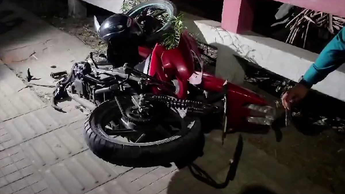 বনশ্রীতে ট্রাকচাপায় মোটরসাইকেল চালক নিহত