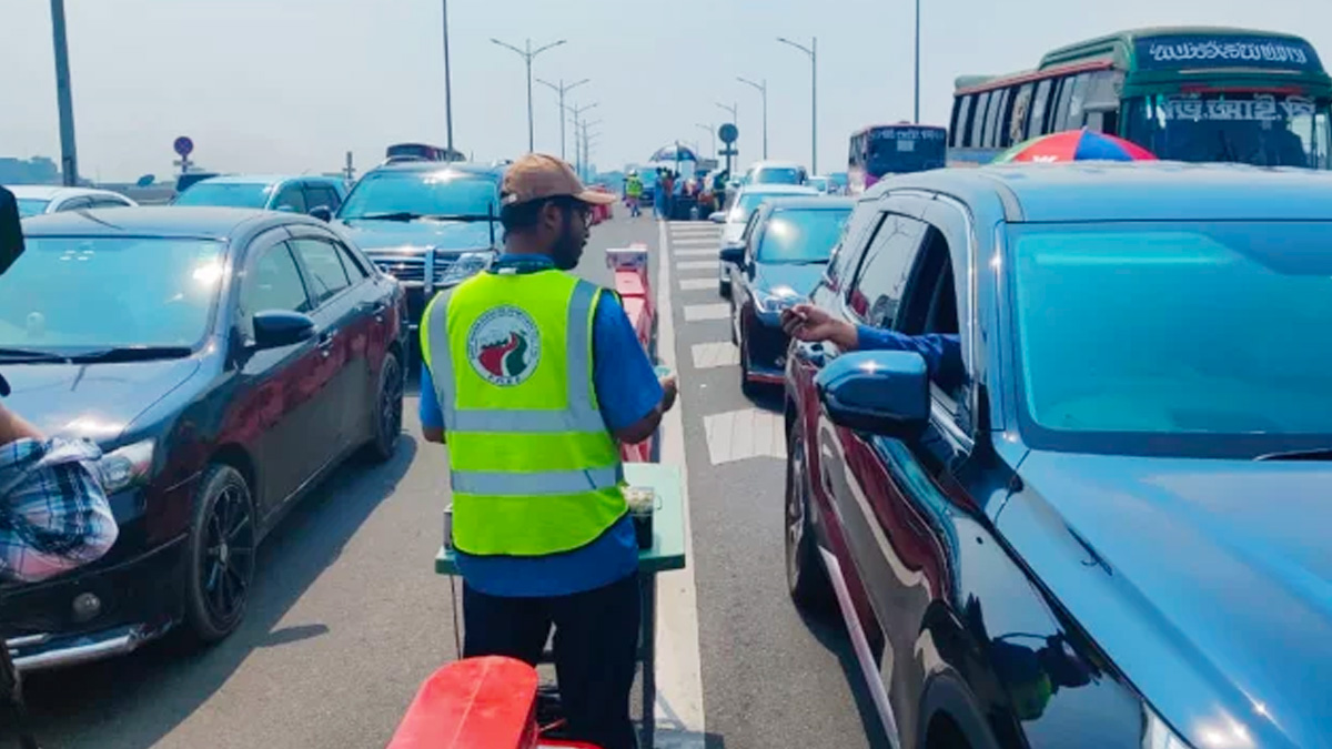 ম্যানুয়াল পদ্ধতিতে টোল আদায়, এলিভেটেড এক্সপ্রেসওয়েতে ভোগান্তি