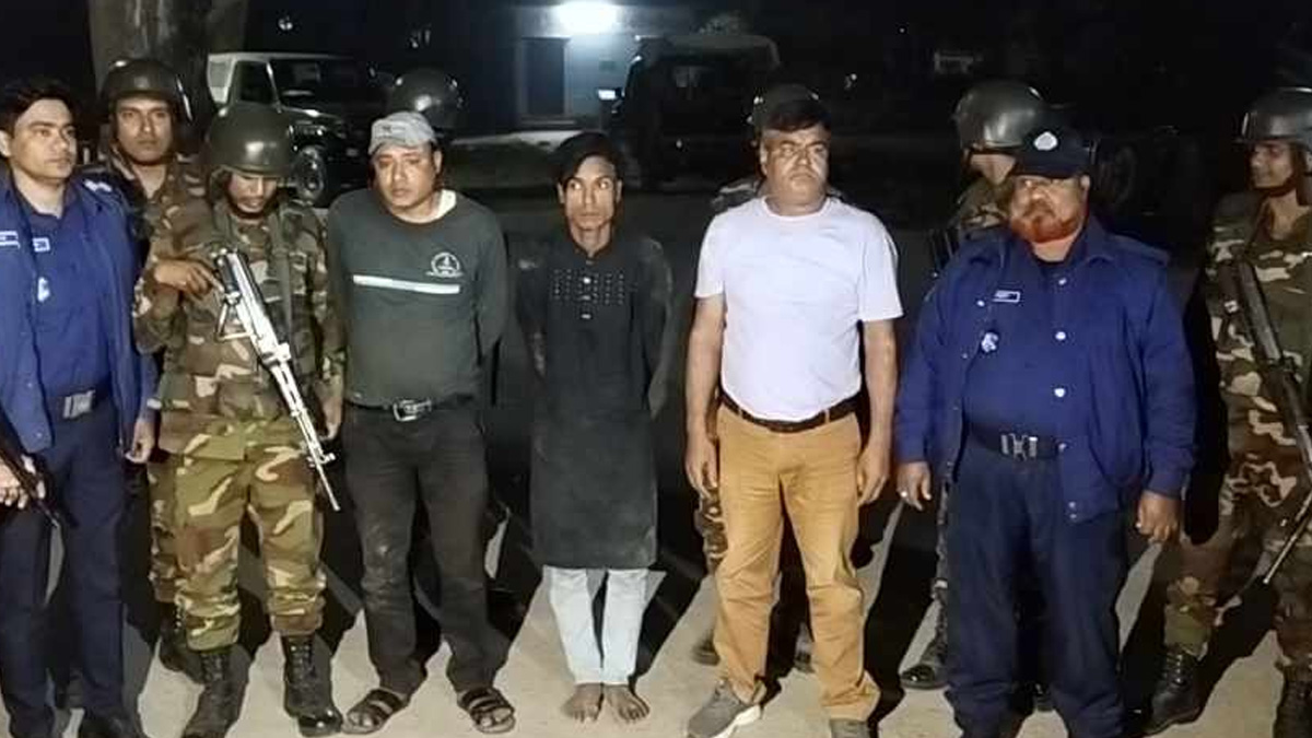 জামালপুরে চাঁদাবাজির অভিযোগে বিএনপির ৩ জন আটক