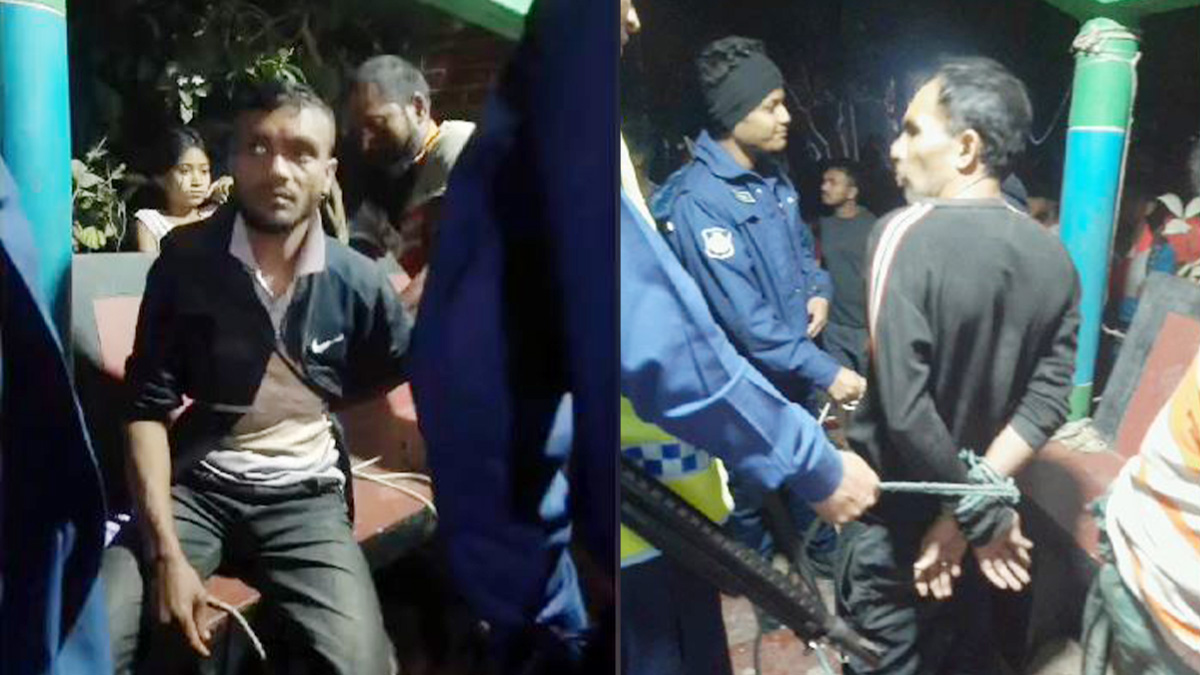 পটুয়াখালীতে ডাকাতির চেষ্টার সময় দুইজন আটক