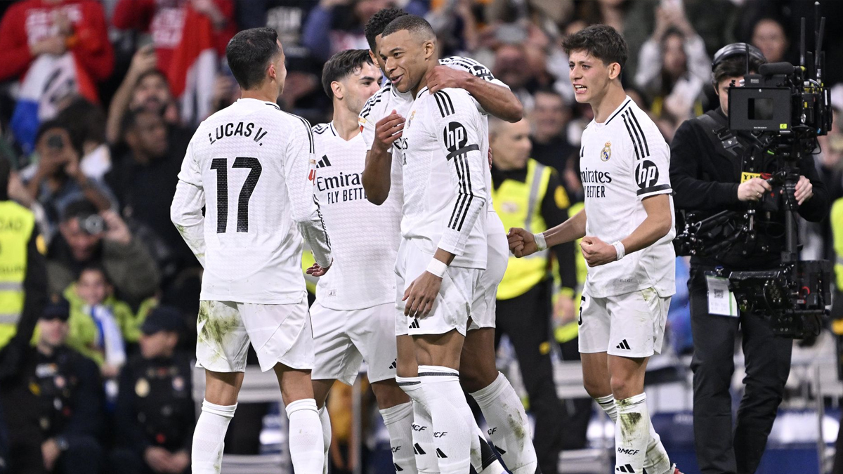 এমবাপ্পের জোড়া গোল, পিছিয়ে থেকেও রিয়াল মাদ্রিদের জয়