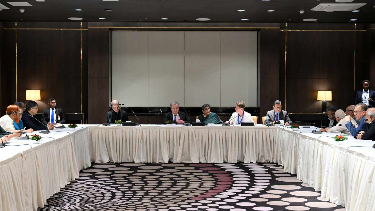 রাজনৈতিক দলগুলোর সঙ্গে জাতিসংঘ মহাসচিবের বৈঠক শুরু