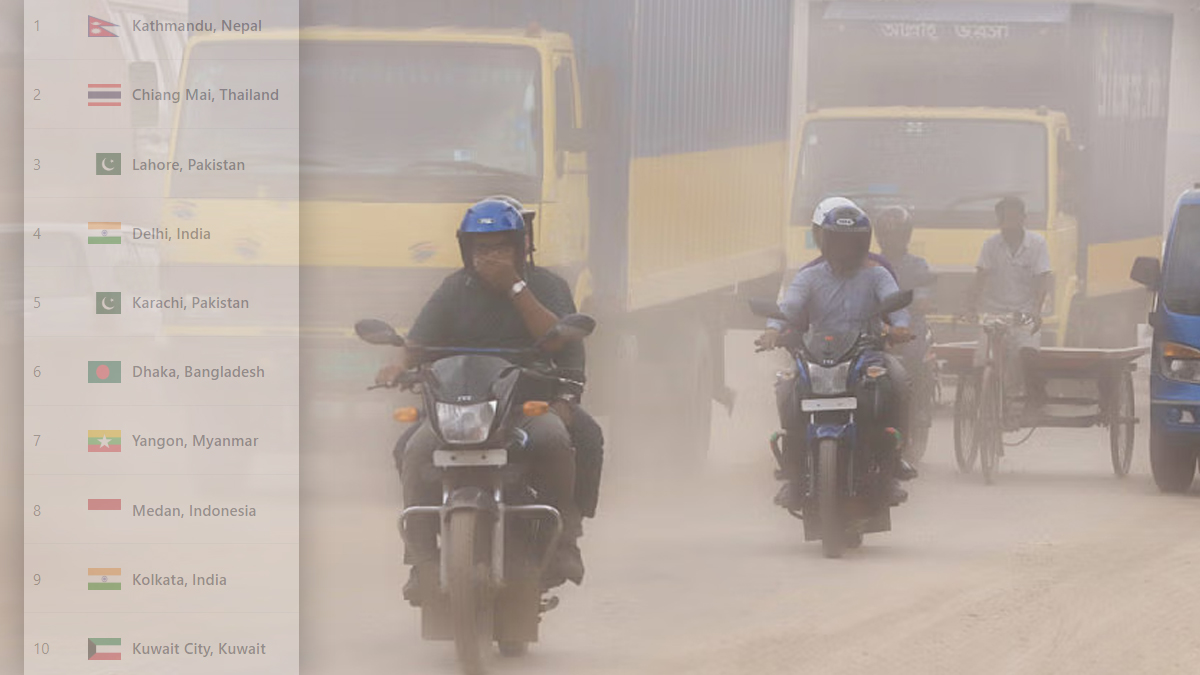 রাজধানীতে বইছে ‘অস্বাস্থ্যকর’ বাতাস