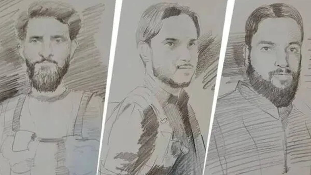 কাশ্মিরে হামলা: তিন জঙ্গির স্কেচ প্রকাশ