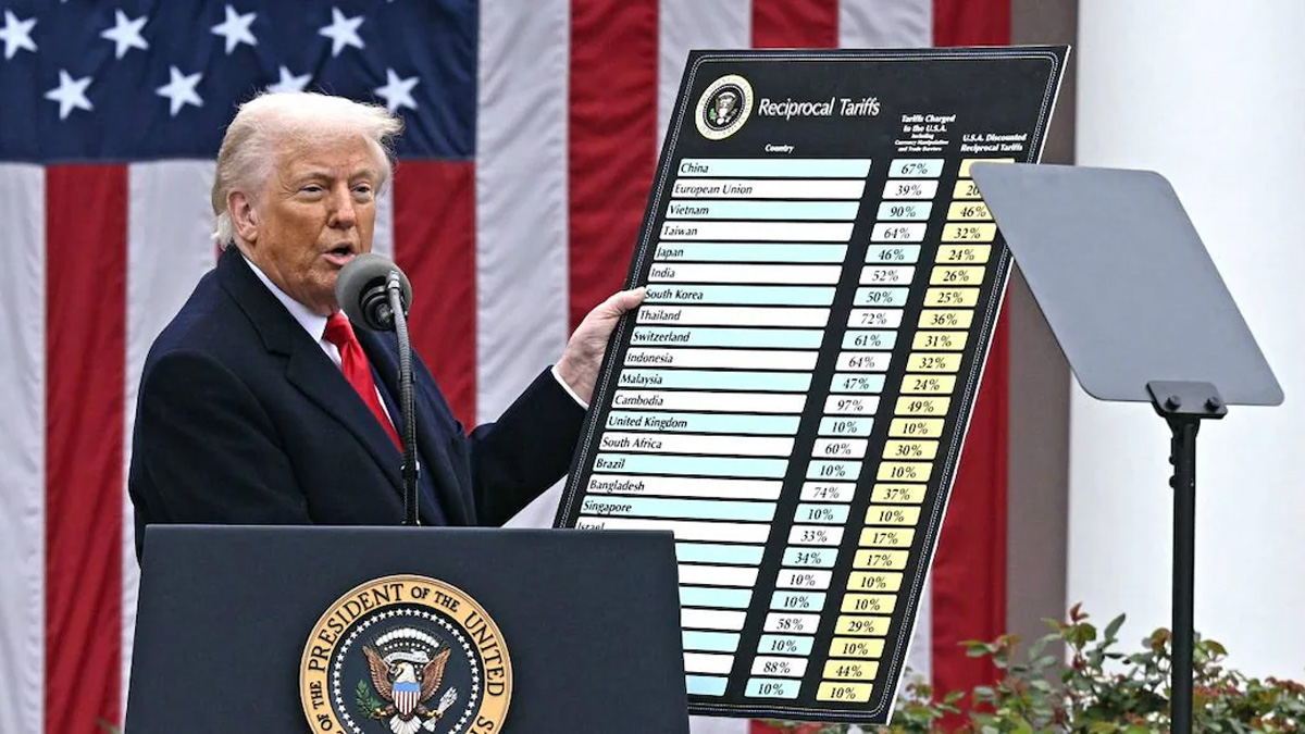চীন বাদে সব দেশের ওপর নতুন শুল্ক স্থগিত করলেন ট্রাম্প