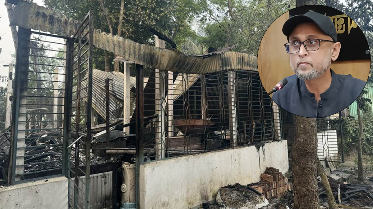 মোটিফ নির্মাণকারী শিল্পীর বাড়িতে আগুন: হামলাকারীদের ধরতে নির্দেশ