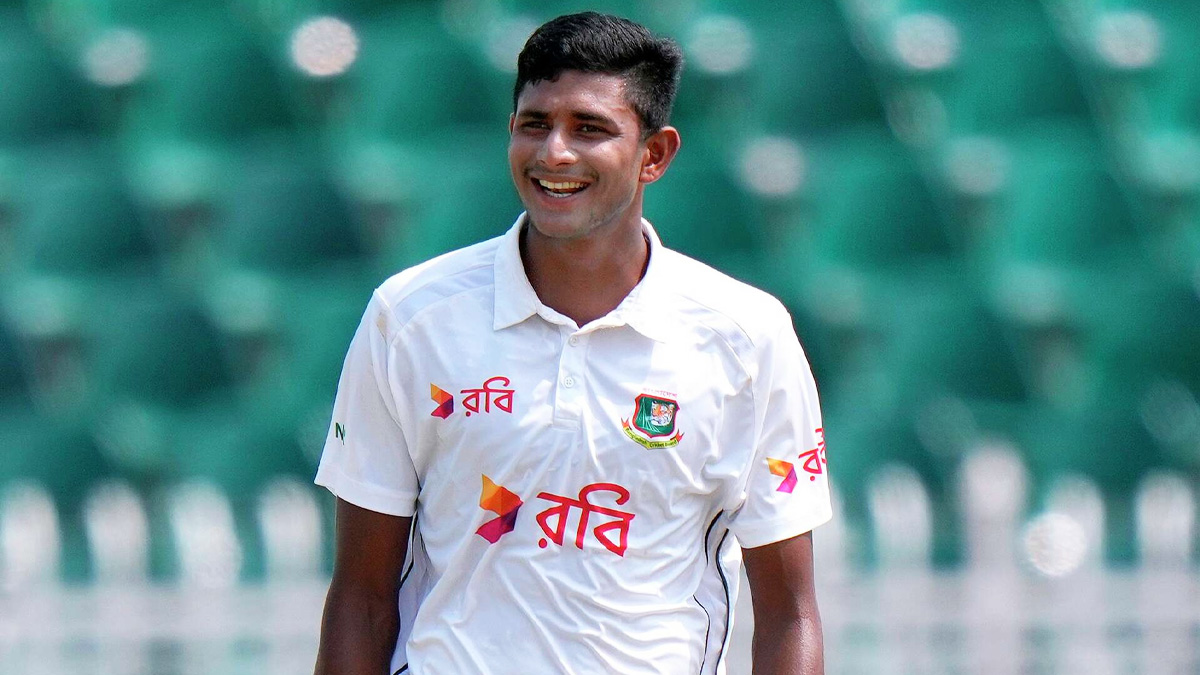 সিলেট টেস্ট: নাহিদ রানার জোড়া আঘাত, দ্বিতীয় দিনে দুর্দান্ত শুরু বাংলাদেশের