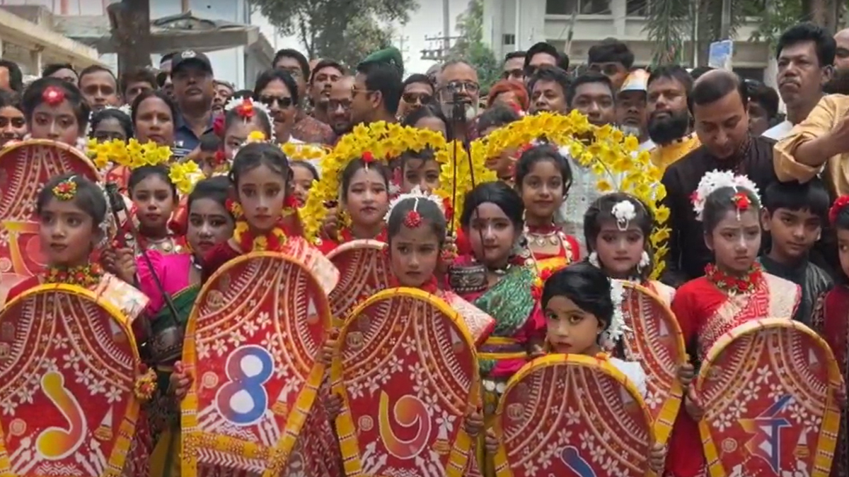 নারায়ণগঞ্জের রূপগঞ্জে বর্ষবরণে নানা আয়োজন