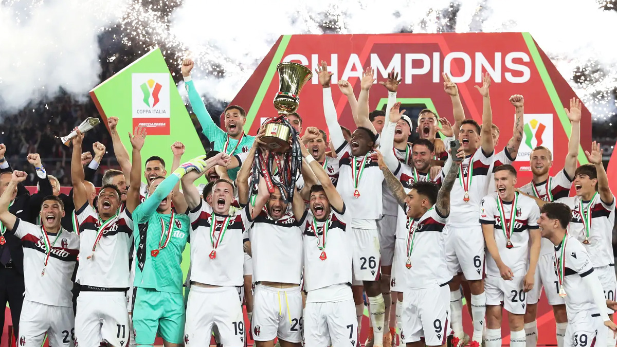 মিলানকে হারিয়ে অর্ধশতাব্দী পর শিরোপা জিতলো বোলোনিয়া