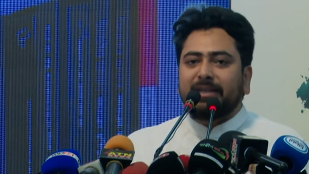 গণ-অভ্যুত্থানে জনগণ মুজিববাদ ও আওয়ামী লীগকে অস্বীকার করেছে: নাহিদ ইসলাম