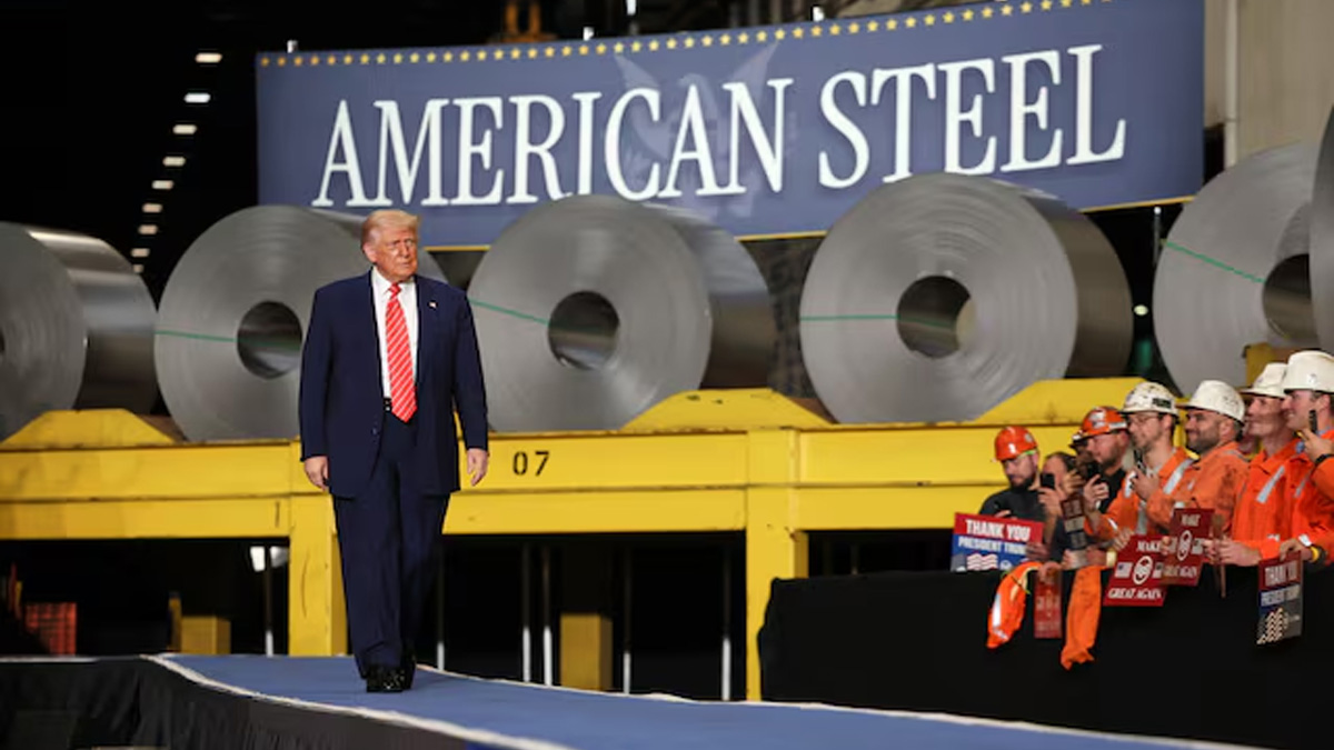 স্টিল-অ্যালুমিনিয়ামে ৫০ শতাংশ ট্যারিফ আরোপের ঘোষণা ট্রাম্পের