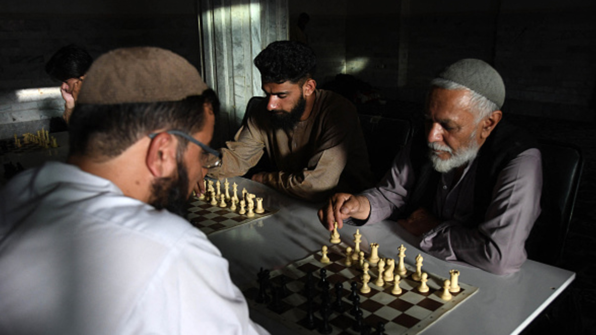 আফগানিস্তানে নিষিদ্ধ দাবা খেলা