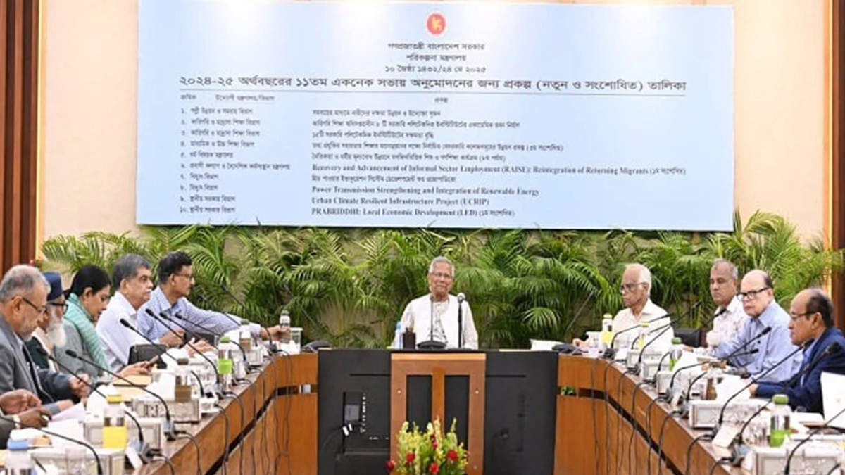 প্রধান উপদেষ্টার সভাপতিত্বে একনেক সভা শুরু