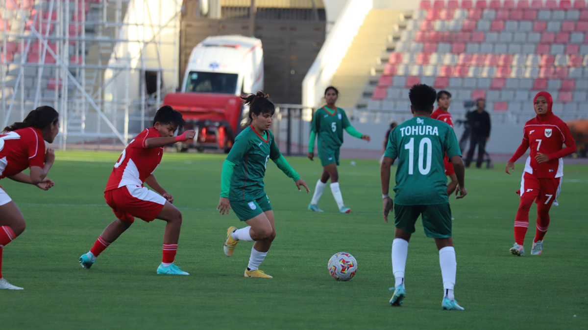 ইন্দোনেশিয়ার সঙ্গে ড্র করলো আফঈদারা