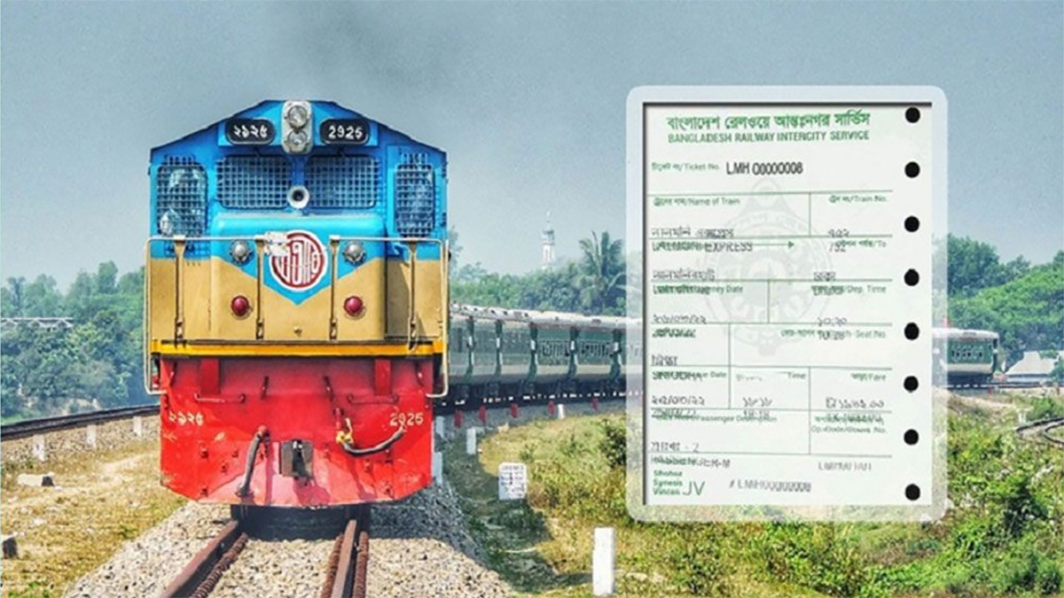 ঈদযাত্রায় শেষ দিনের ট্রেনের টিকিট বিক্রি আজ