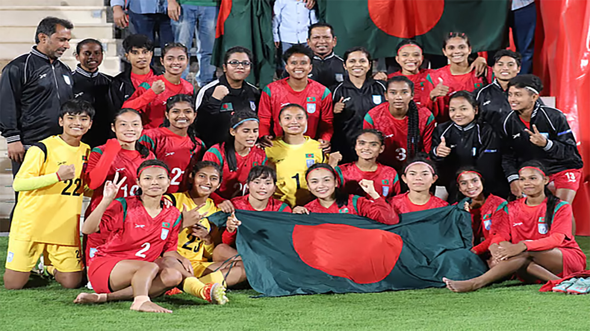 জর্ডানকে রুখে দিলো বাংলাদেশের নারীরা