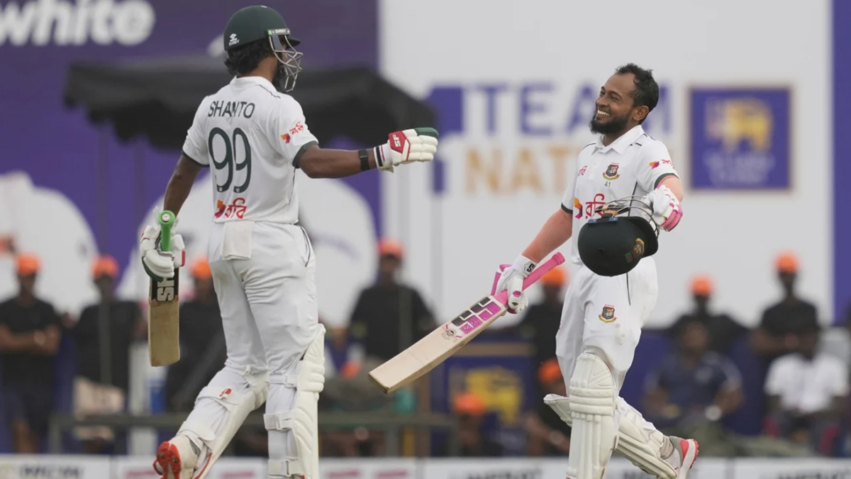 গল টেস্টে শান্ত-মুশফিকের সেঞ্চুরিতে প্রথম দিন সমাপ্ত
