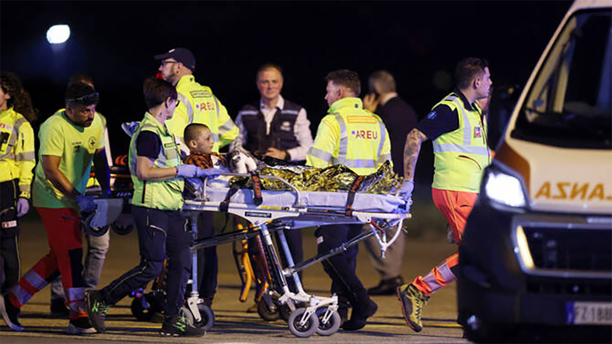 গাজার সেই শিশুটিকে নেয়া হলো ইতালিতে