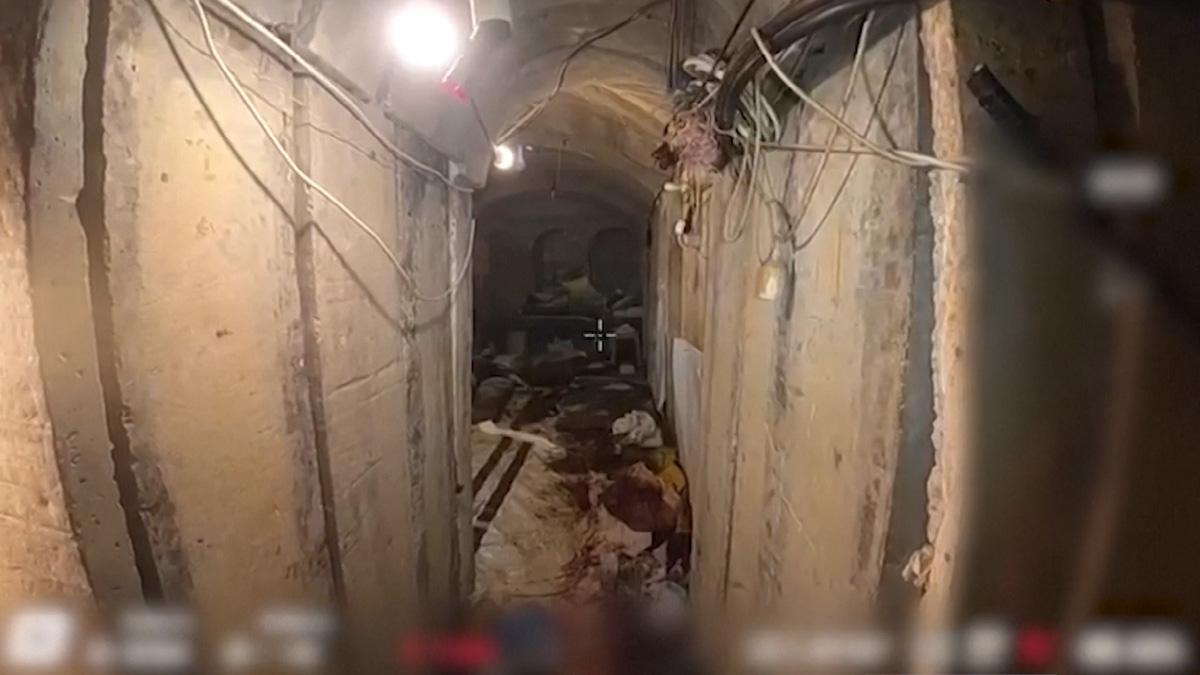 সিনওয়ারের মরদেহের সন্ধান পাওয়া সুড়ঙ্গের ভিডিও প্রকাশ