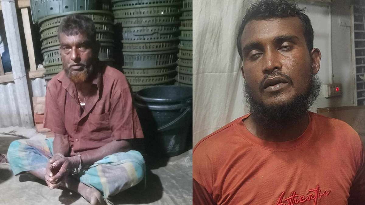 সাতক্ষীরায় দুই বনদস্যু আটক, অস্ত্র উদ্ধার