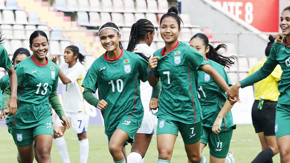 লঙ্কানদের জালে বাংলাদেশের ৯ গোল