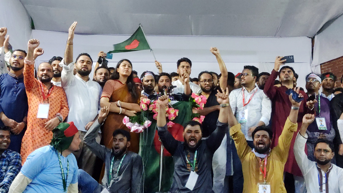 নয়া বাংলাদেশ- সংবিধানের জন্য রাজপথে এনসিপি: নাহিদ ইসলাম