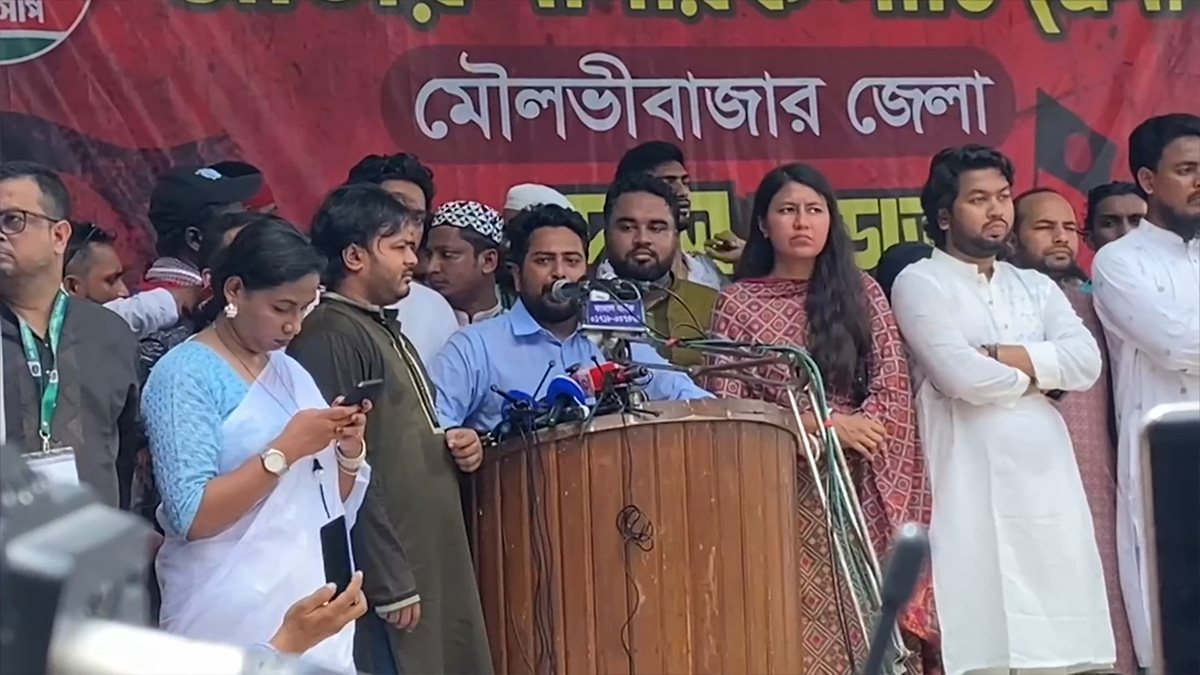 বিচার-সংস্কার ছাড়া জাতীয় নির্বাচন নয়: নাহিদ