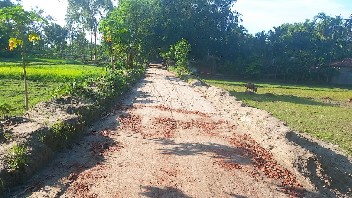 পঞ্চগড়ে ৯ মাসেও হয়নি সড়ক প্রকল্পের অর্ধেক কাজ, তবুও বিল পাশ