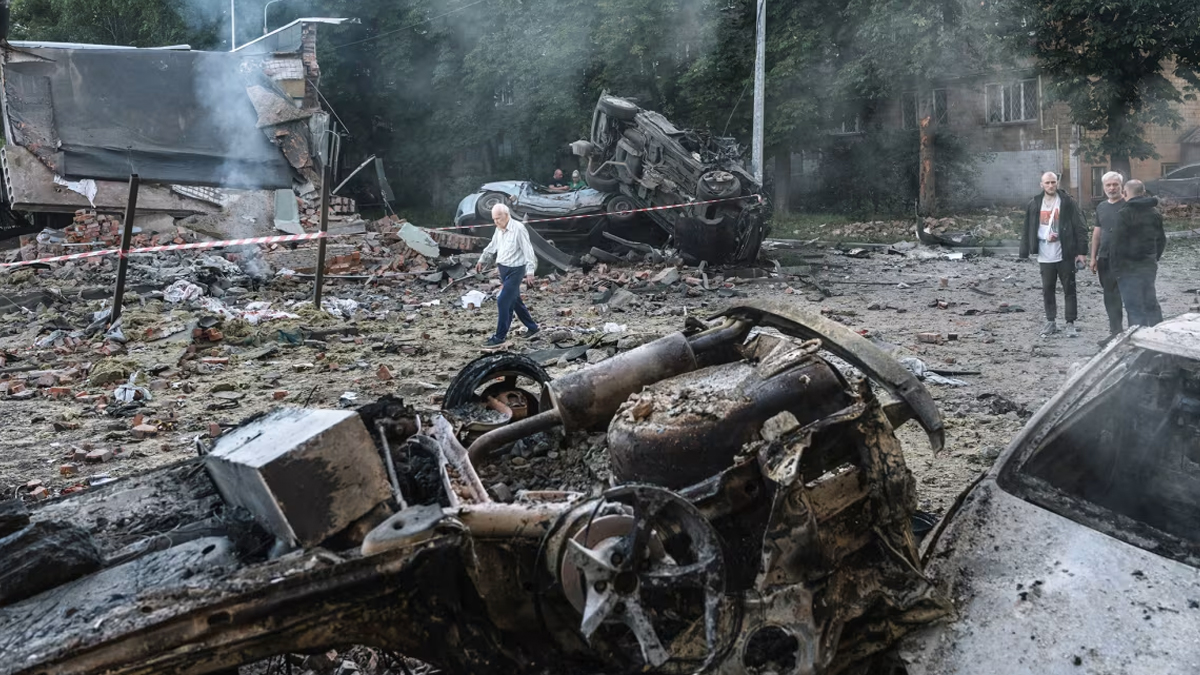 ইউক্রেনে রেকর্ড সংখ্যক ড্রোন হামলা রাশিয়ার