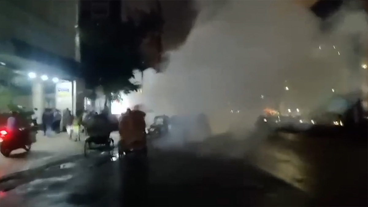 এনসিপি কার্যালয়ের সামনে ফের ককটেল বিস্ফোরণ