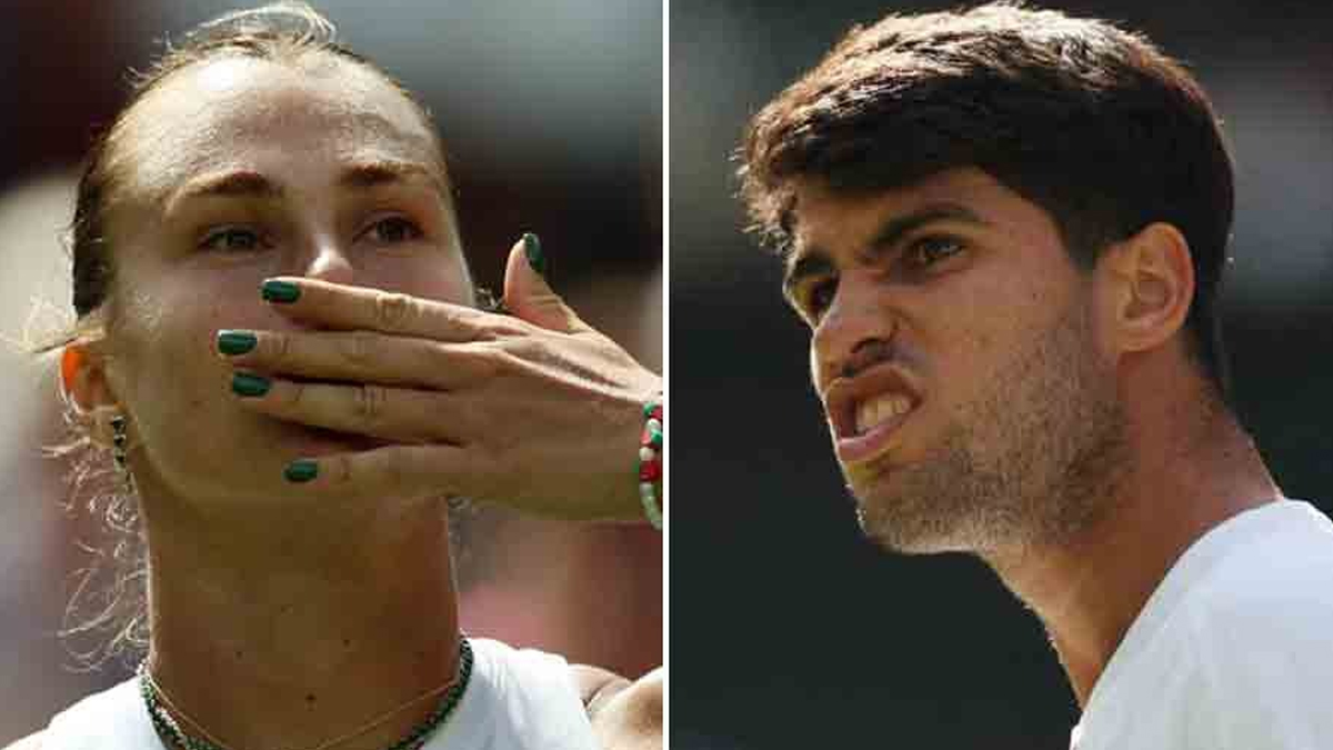 অঘটনের উইম্বলডনে তৃতীয় রাউন্ডে আলকারাজক-সাবালেঙ্কা