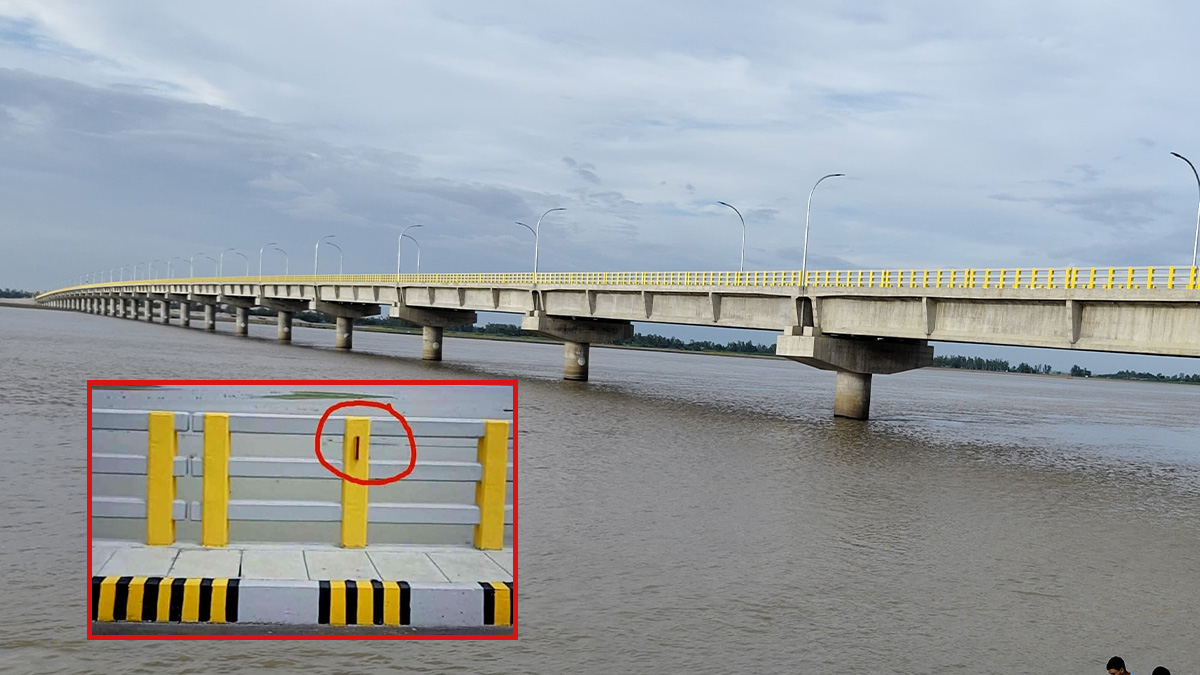 মওলানা ভাসানী সেতুতে বিদ্যুতের তারের পর এবার রিফ্লেক্টর লাইট চুরি