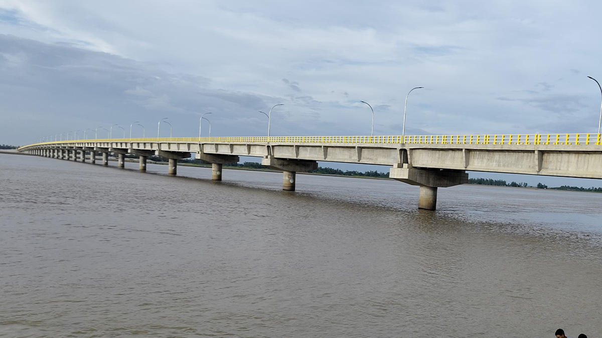 উদ্বোধনের এক দিন পরই মওলানা ভাসানী সেতুর ল্যাম্পপোস্টের তার চুরি