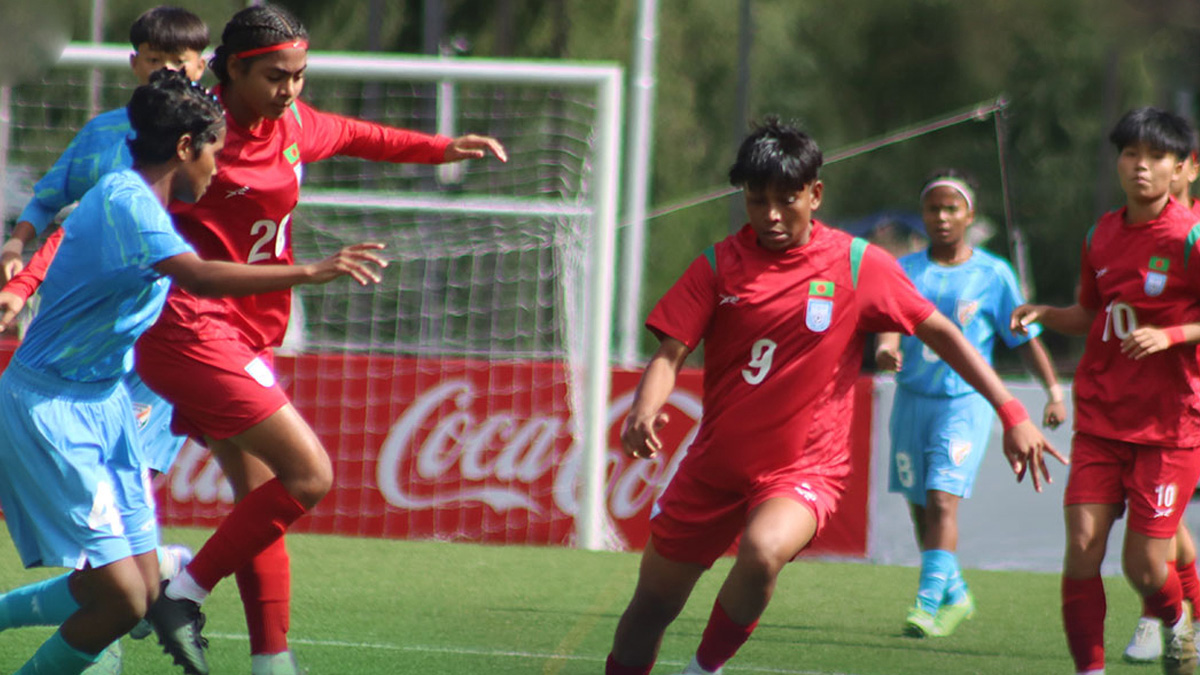 ভারতের কাছে ২-০ গোলে হারলো বাংলাদেশ