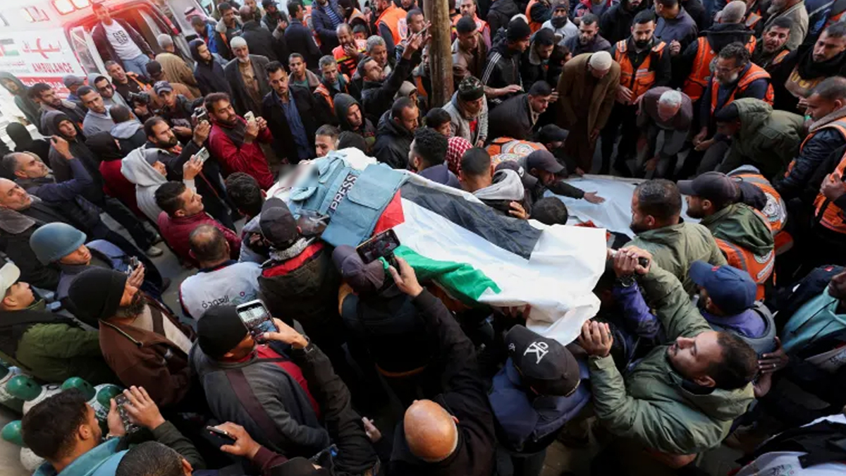 প্রতি মাসে গাজায় ১৩ জন সাংবাদিক নিহত হচ্ছেন: আল জাজিরা